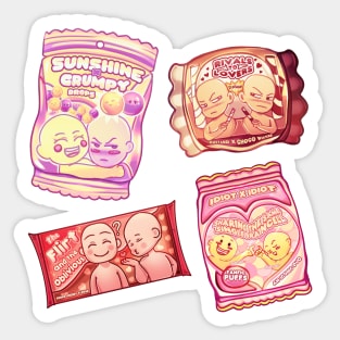 Ship Dynamic Trope Snacks Sticker